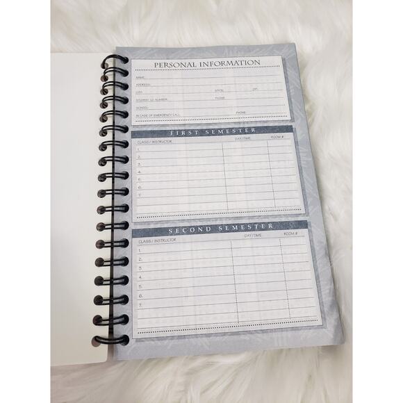 Vintage 1990s Looney Tunes Planner Notebook Pad Taz 1996 School Work Schedule - Picture 2 of 8